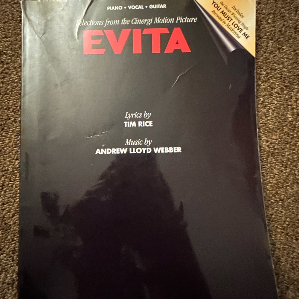 Vocal Selections from the Motion Picture Evita.